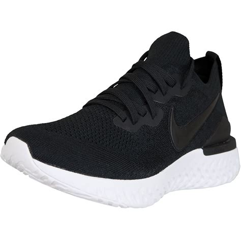 nike epic react flyknit 2 schwarz weiß|epic react flyknit 2 women.